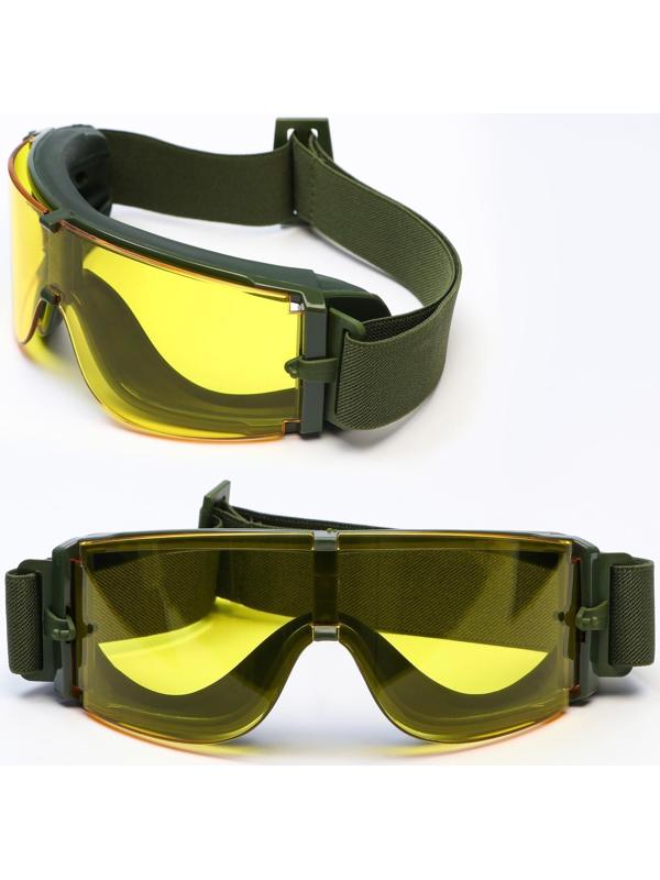 Очки тактические, на резинке, 20 х 6 см