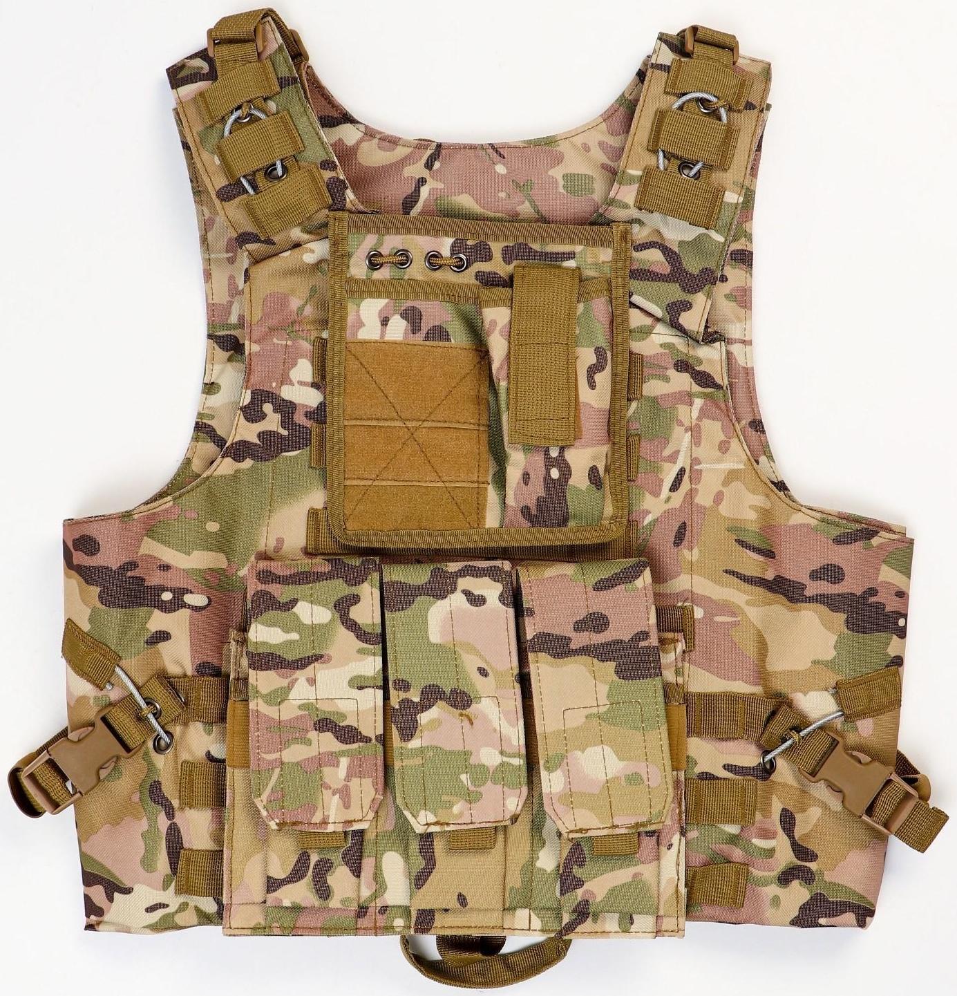 Жилет разгрузочный, песочный камуфляж
