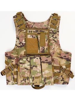 Жилет разгрузочный, песочный камуфляж