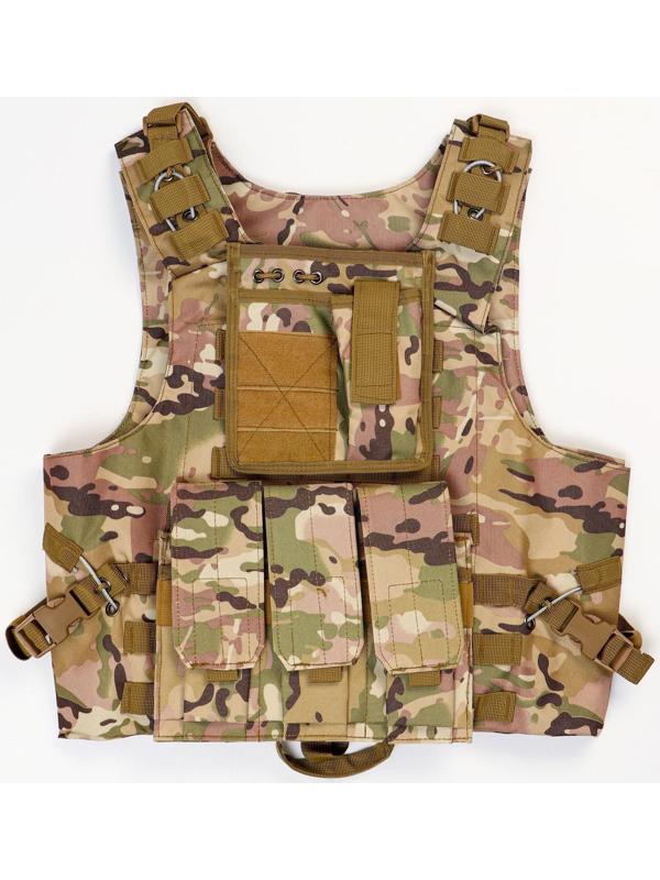 Жилет разгрузочный, песочный камуфляж