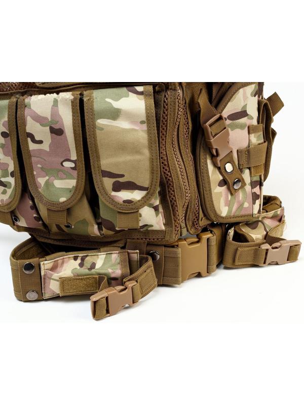 Жилет разгрузочный, песочный камуфляж