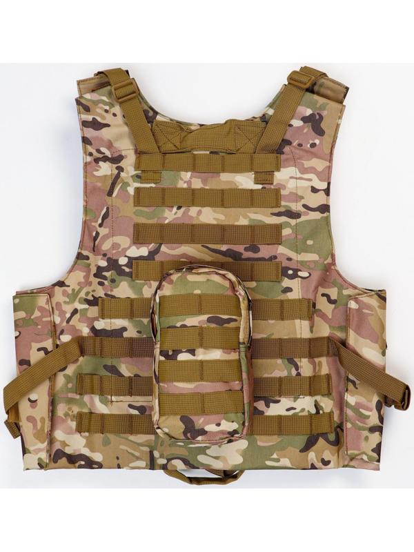 Жилет разгрузочный, песочный камуфляж
