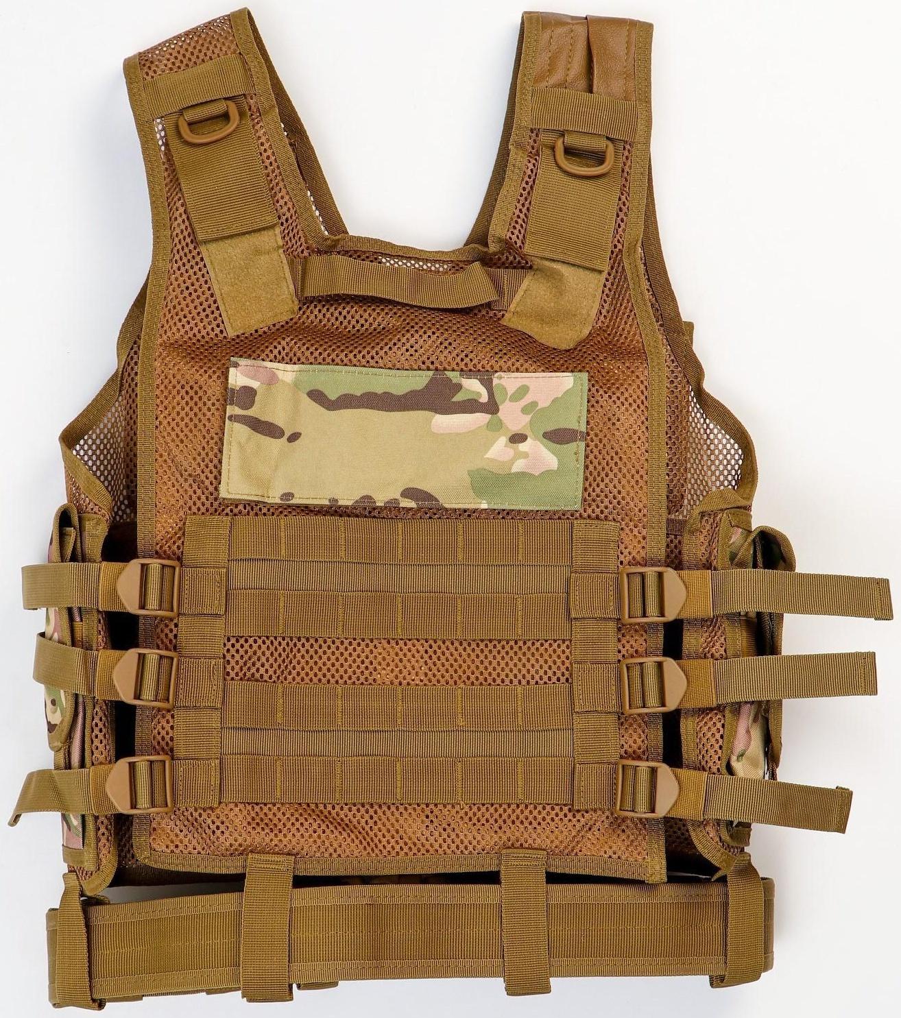 Жилет разгрузочный, песочный камуфляж