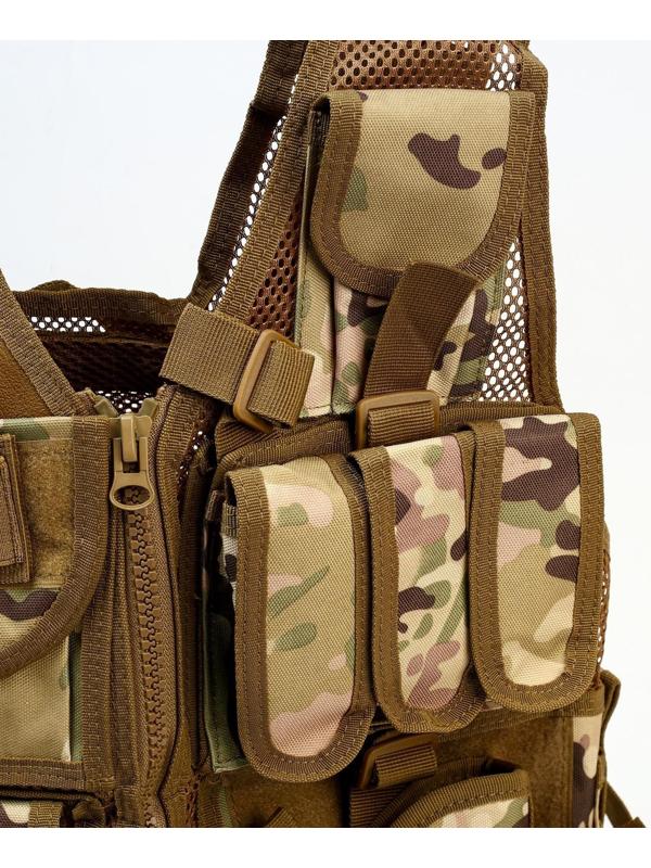 Жилет разгрузочный, песочный камуфляж