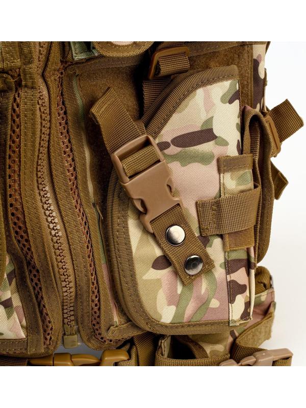 Жилет разгрузочный, песочный камуфляж