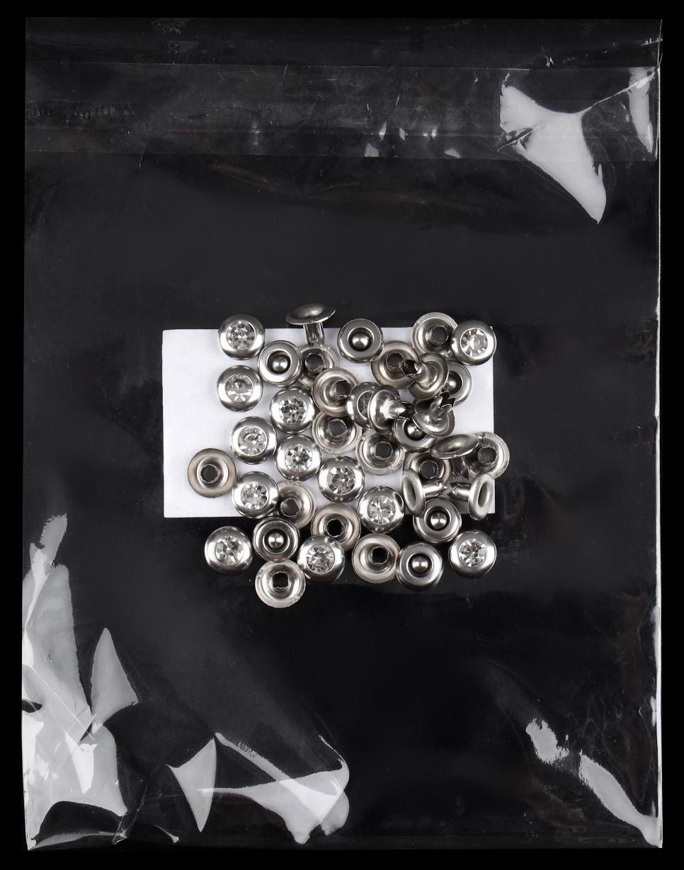 Хольнитен «Страза», d = 7,5 мм, цвет никель