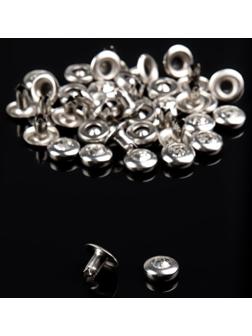 Хольнитен «Страза», d = 7,5 мм, цвет никель