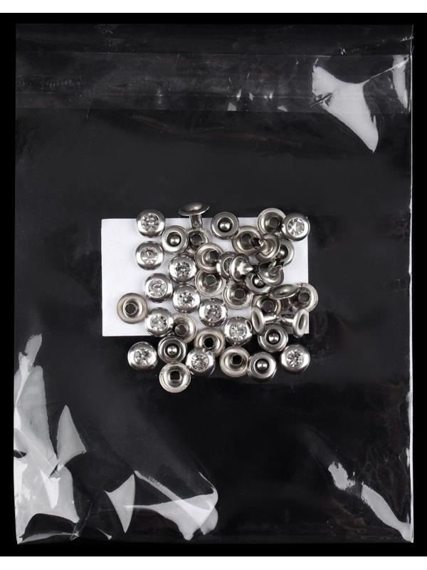 Хольнитен «Страза», d = 7,5 мм, цвет никель