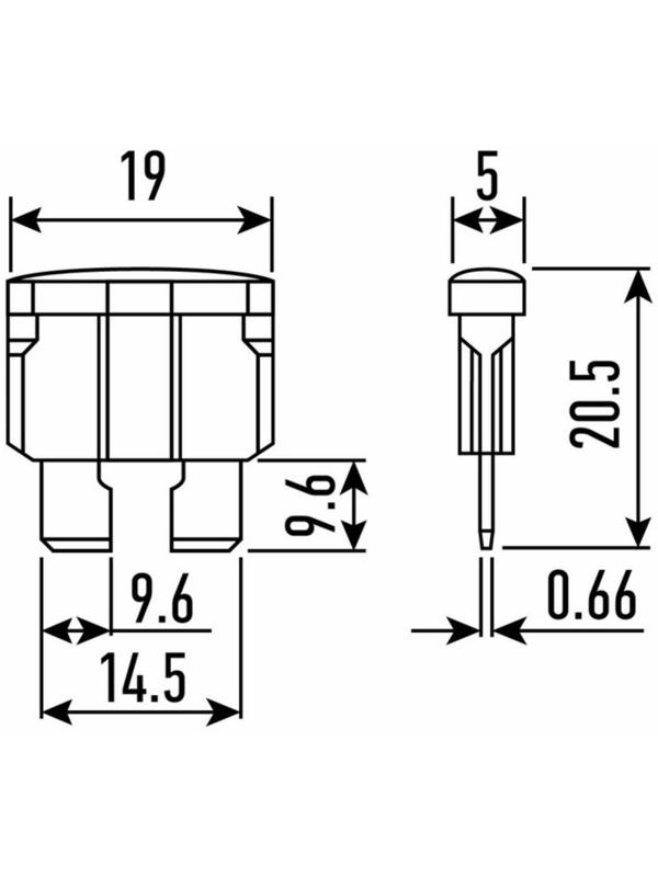 Предохранитель флажковый Rexant 
