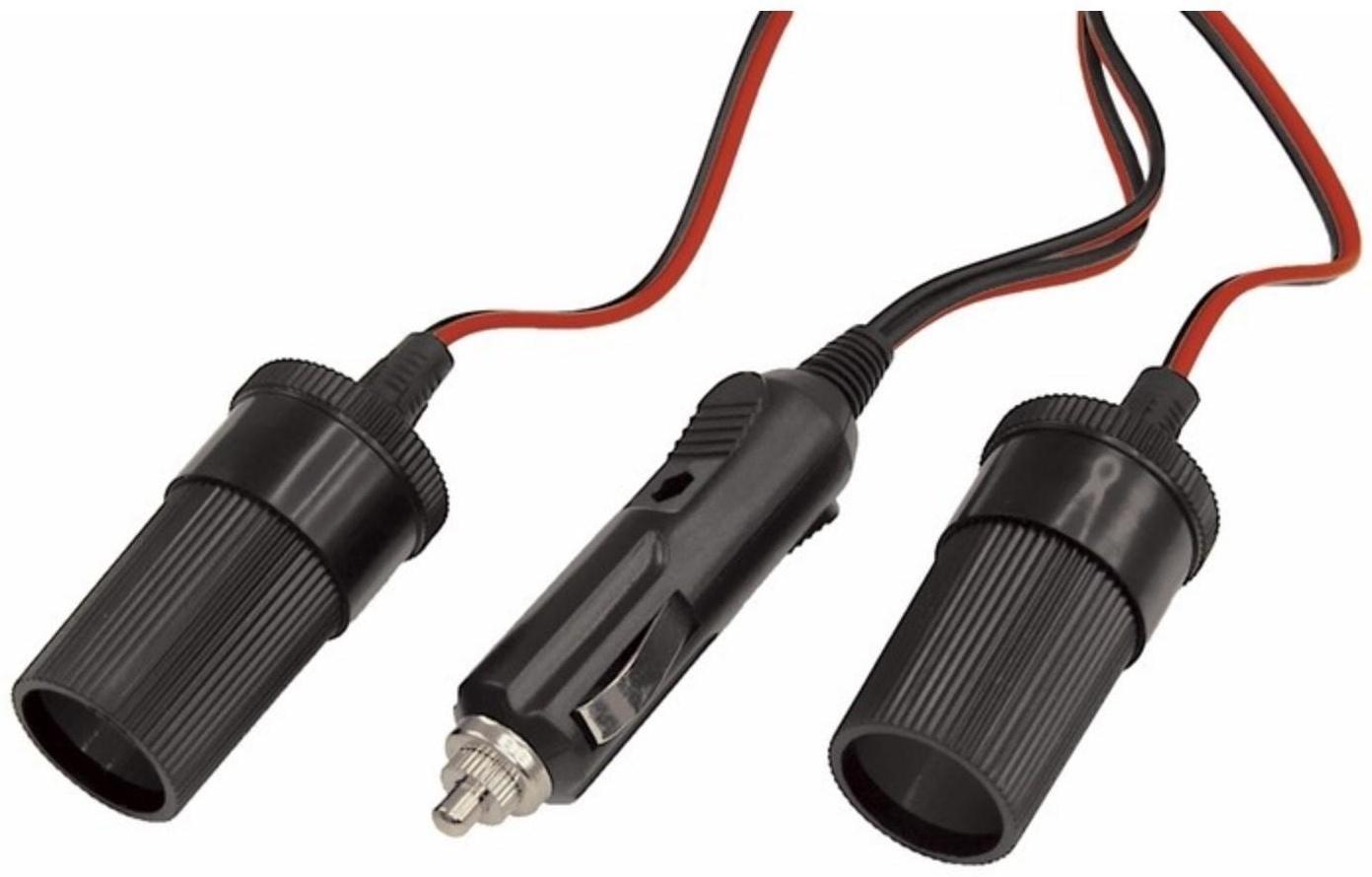 Разветвитель автоприкуривателя Rexant 2 гнезда, шнур