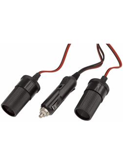 Разветвитель автоприкуривателя Rexant 2 гнезда, шнур