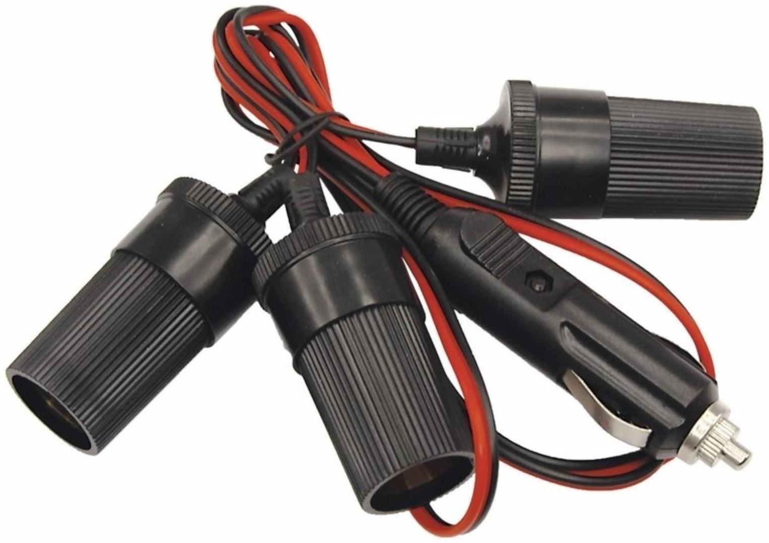 Разветвитель автоприкуривателя Rexant 3 гнезда, шнур