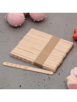 Набор палочек для мороженого «Пингвины», 50 шт, 11.4 х 1 см