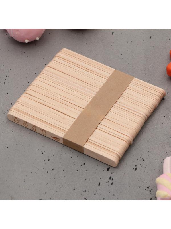 Набор палочек для мороженого «Пингвины», 50 шт, 11.4 х 1 см