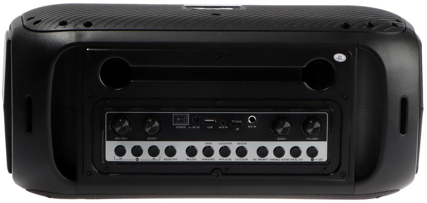 Портативная караоке система Eltronic Dance Box 200, 25Вт, BT, SD, AUX,TWS, пульт, подсветка