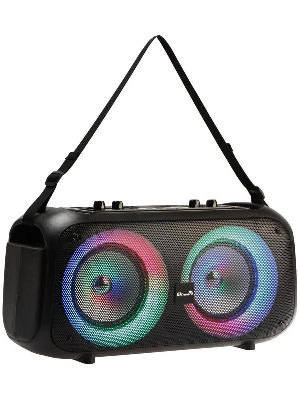 Портативная караоке система Eltronic Dance Box 200, 25Вт, BT, SD, AUX,TWS, пульт, подсветка