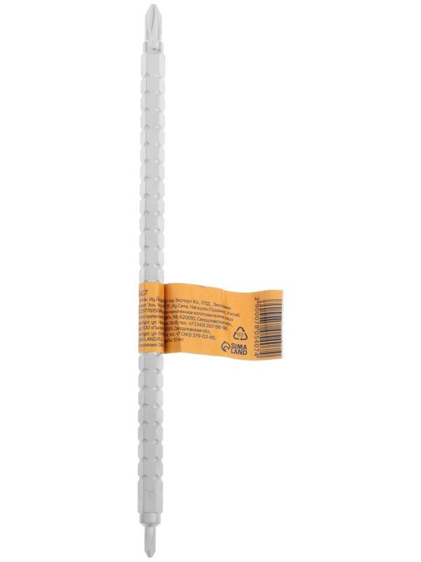 Сменное жало для отвертки ТУНДРА, CrV, двухстороннее, PH0 - PH1, 160 мм