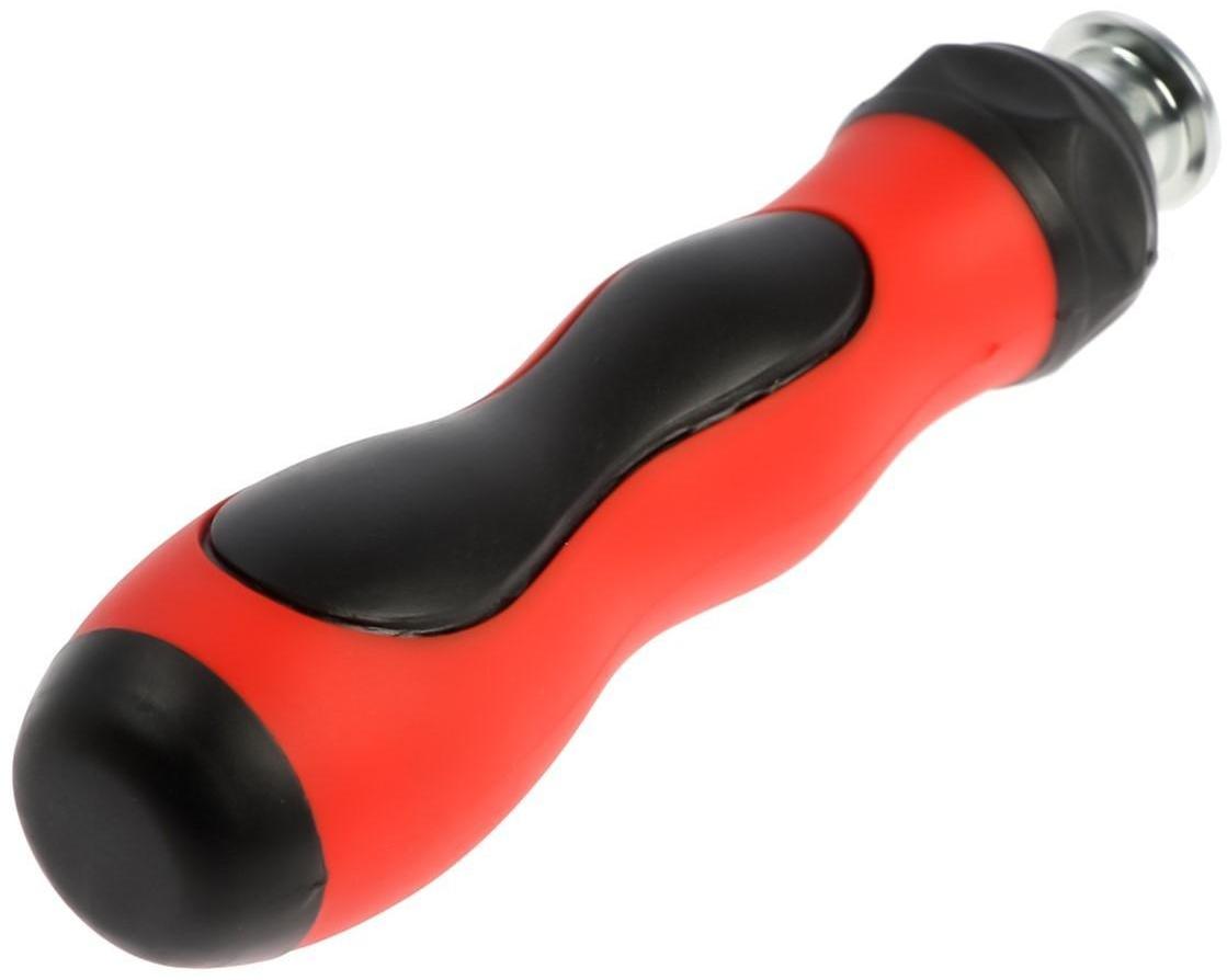 Отвертка-держатель ТУНДРА, обрезиненная рукоятка, изменяемая длина