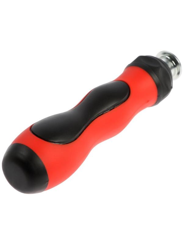 Отвертка-держатель ТУНДРА, обрезиненная рукоятка, изменяемая длина