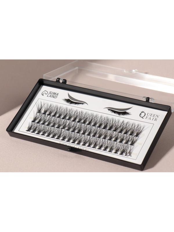 Набор накладных ресниц «Классика», пучки, 12 мм, толщина 0,1 мм, изгиб C, 20 D