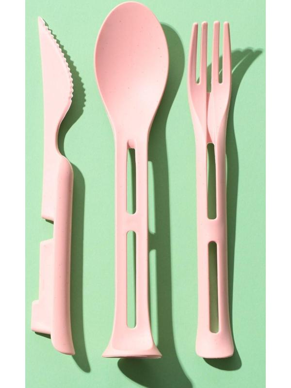 Набор столовых приборов «Возьми меня с собой», вилка, ложка, нож