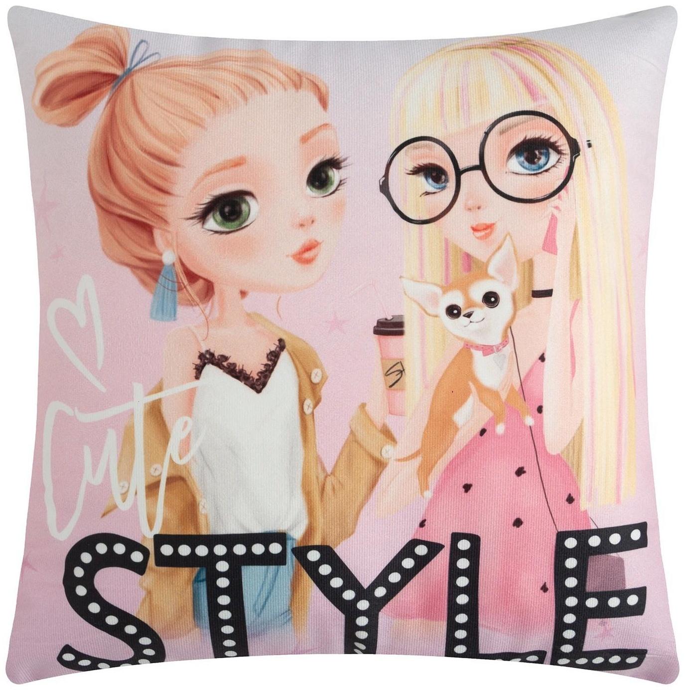 Подушка Этель Style, 40х40 см, 100% п/э, велюр