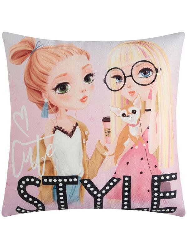 Подушка Этель Style, 40х40 см, 100% п/э, велюр