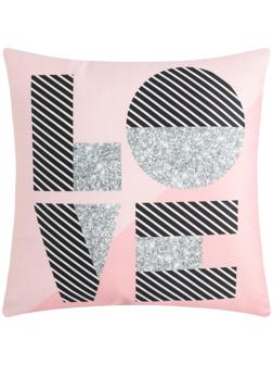 Подушка Этель LOVE, 40х40 см, 100% п/э, велюр