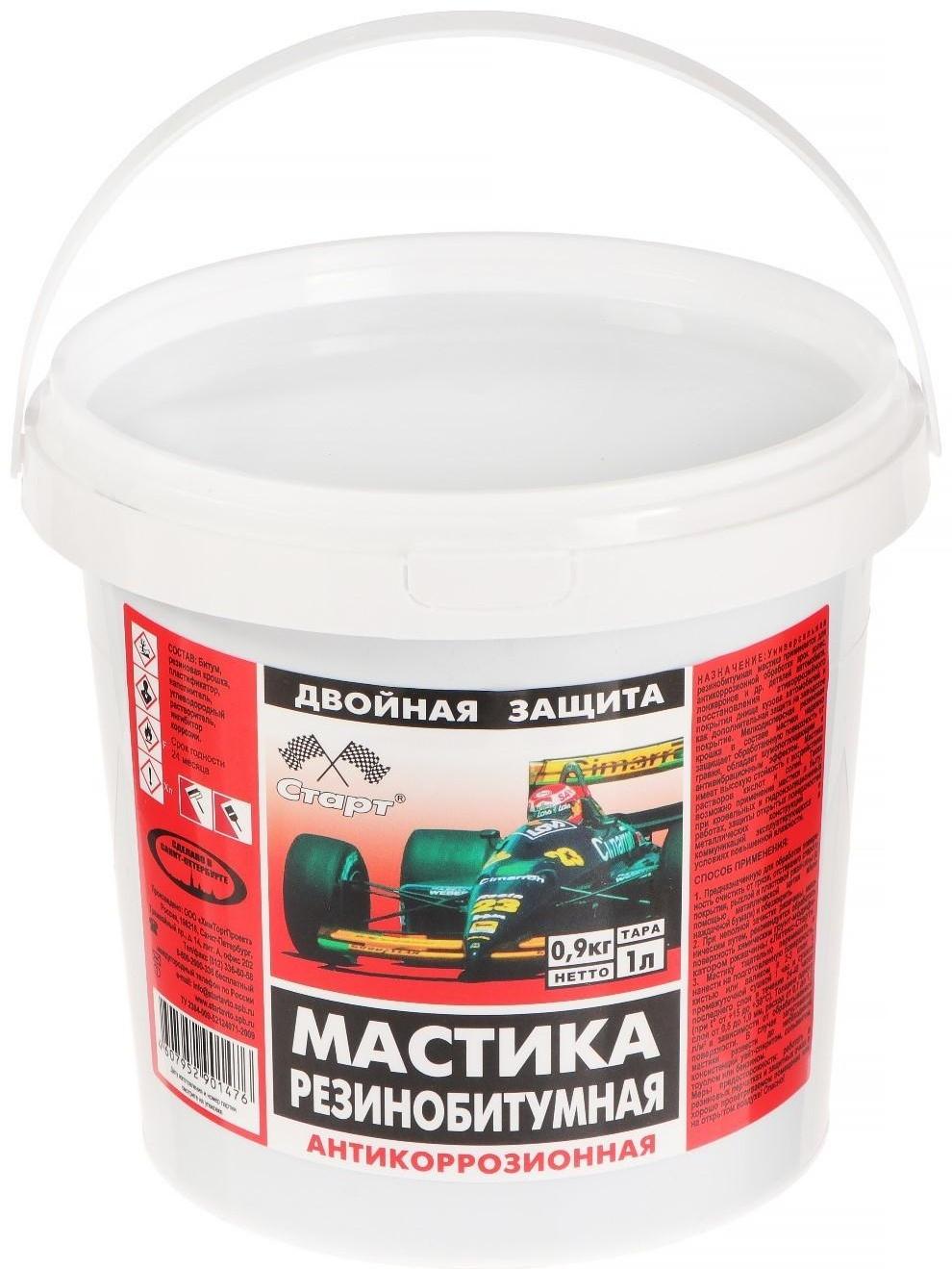 Мастика резинобитумная Старт, 1 л