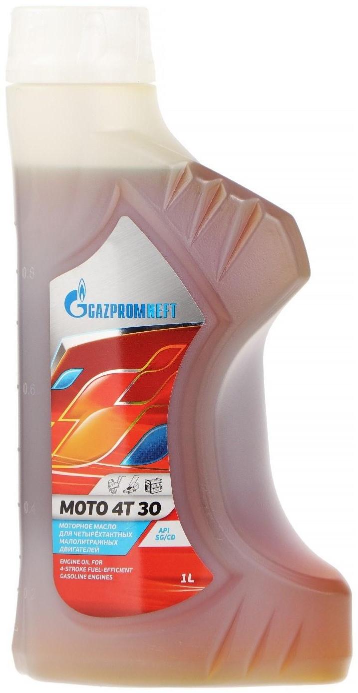 Масло моторное Gazpromneft Moto 4T 30, 1 л