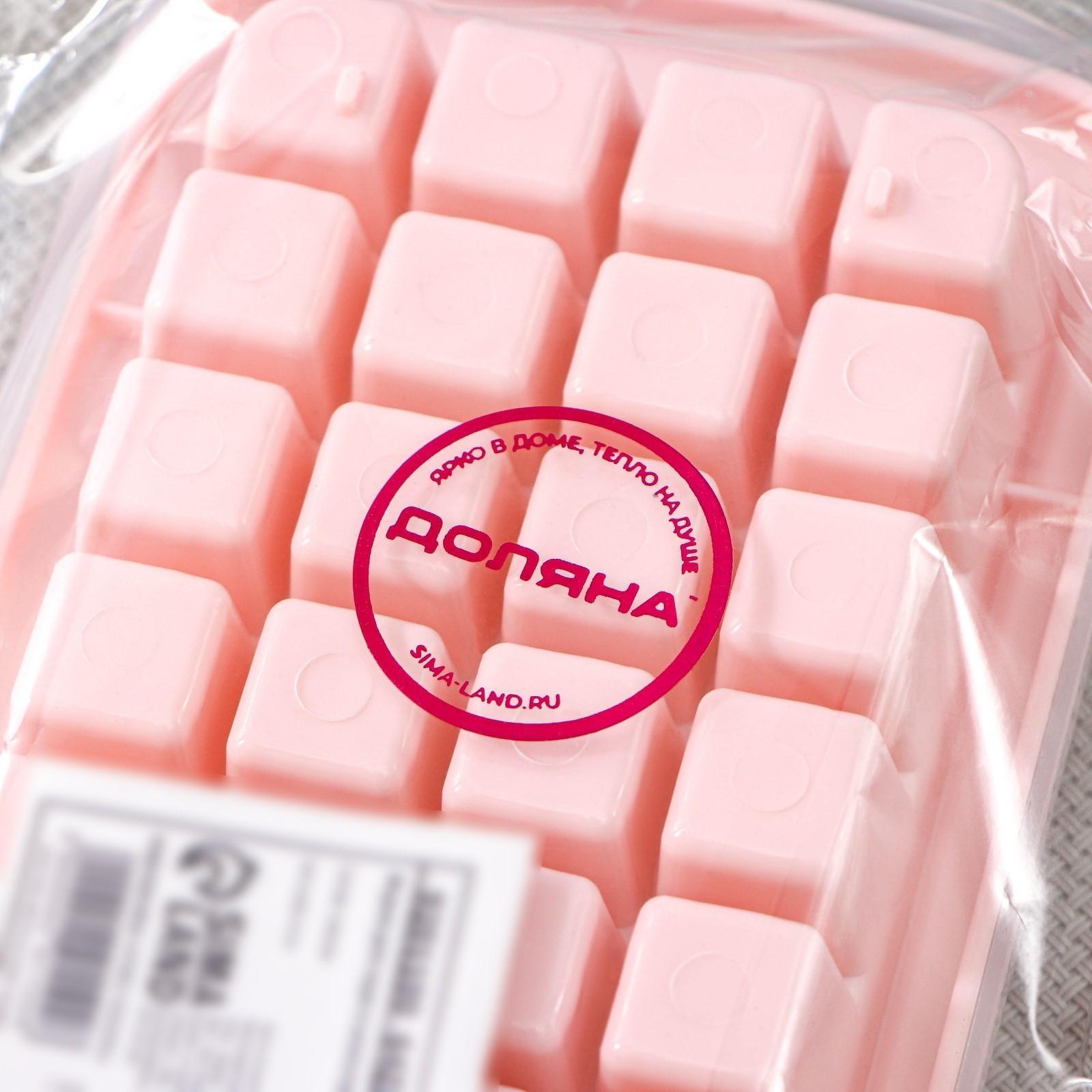 Форма для льда и шоколада с крышкой Доляна, 48 ячеек, 27×9,5×2,7 см, 1,5×1,5×1,5 см, цвет МИКС