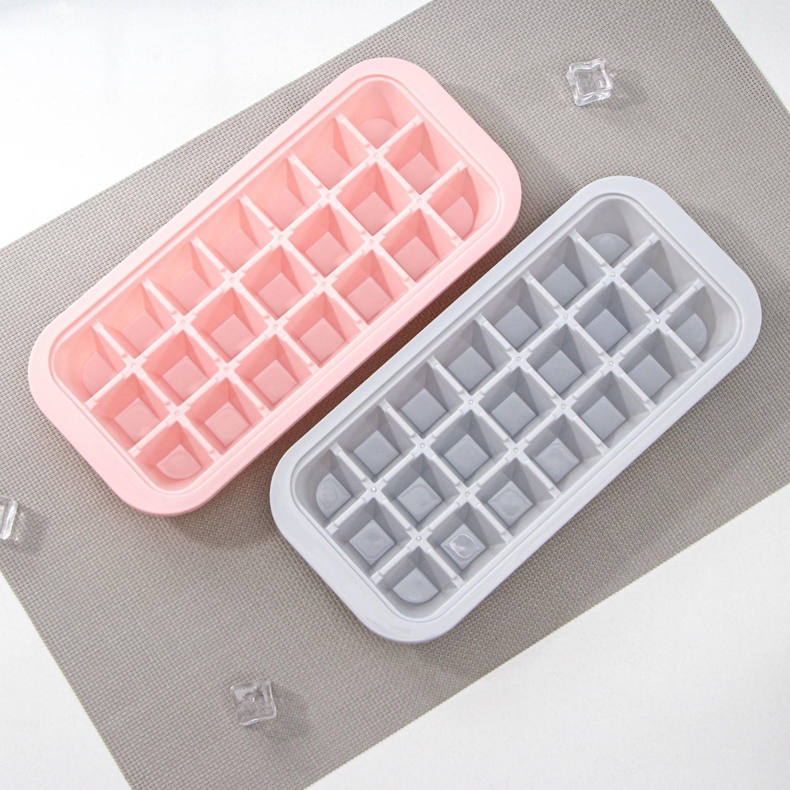 Форма для льда и шоколада Доляна, 21 ячейка, 25×11,5×3 см, 2,7×2,7×2,5 см, цвет МИКС