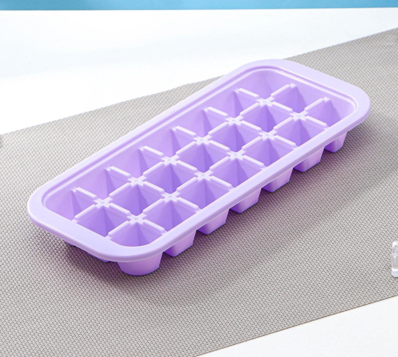 Форма для льда и шоколада Доляна, 21 ячейка, 25×11,5×3 см, 2,7×2,7×2,5 см, цвет МИКС