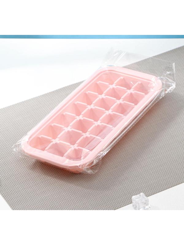 Форма для льда и шоколада Доляна, 21 ячейка, 25×11,5×3 см, 2,7×2,7×2,5 см, цвет МИКС