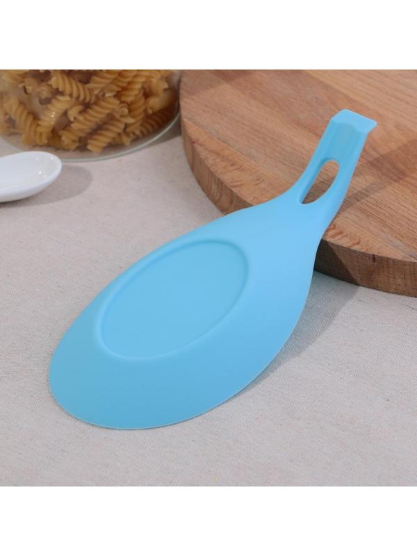 Подставка под ложку «Что готовишь?», силикон, 20 х 9 см