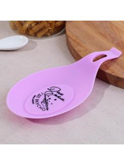 Подставка под ложку «Дом», силикон, 20 х 9 см