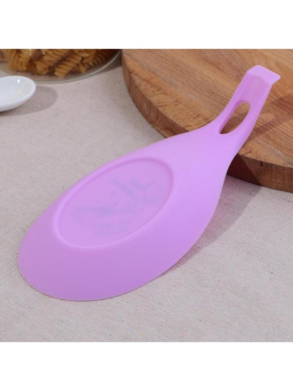 Подставка под ложку «Дом», силикон, 20 х 9 см