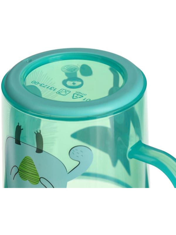 Кружка детская с декором и нескользящим дном 200 мл., рисунок МИКС