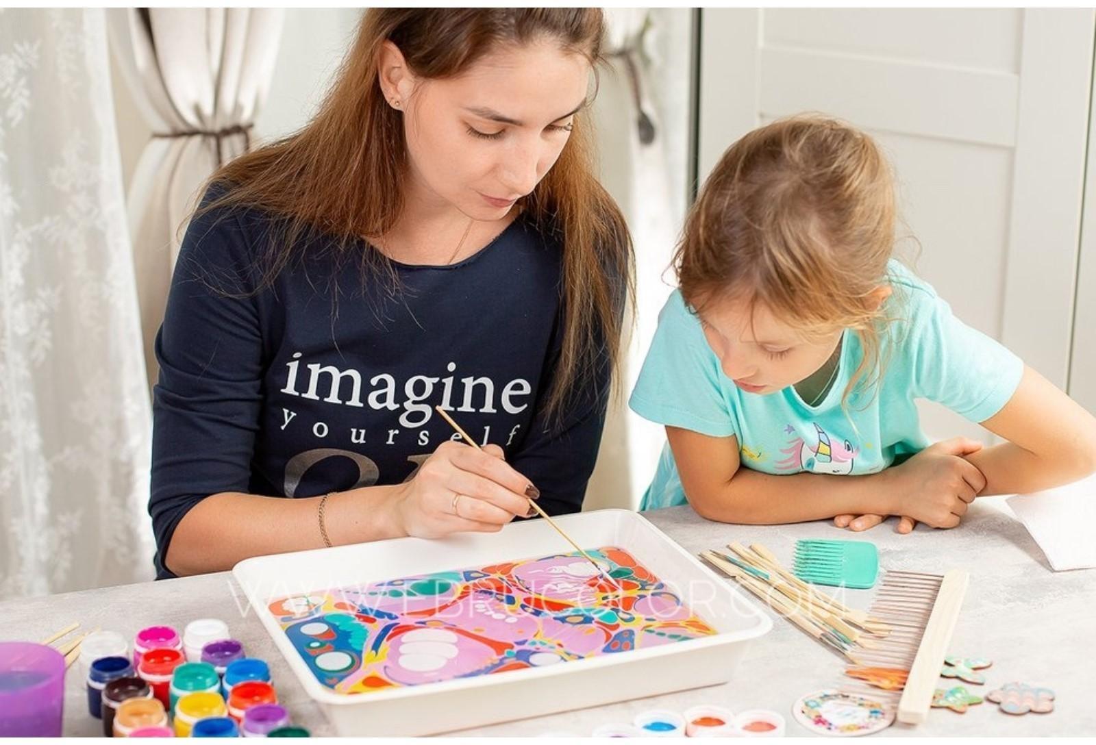 Набор Эбру Знакомство, 7 цветов, 20 мл