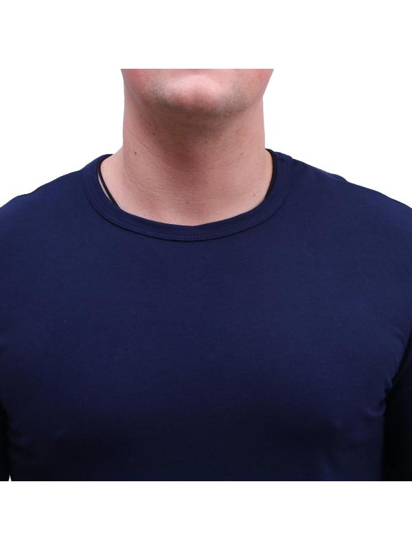 Термобелье мужское футер,хлопок,синий рост 176 р-р48