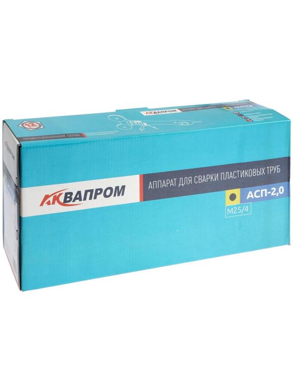 Аппарат для сварки пластиковых труб AQUAPROM М25/4, 2000 Вт, 0-300°, 20-40 мм, кейс