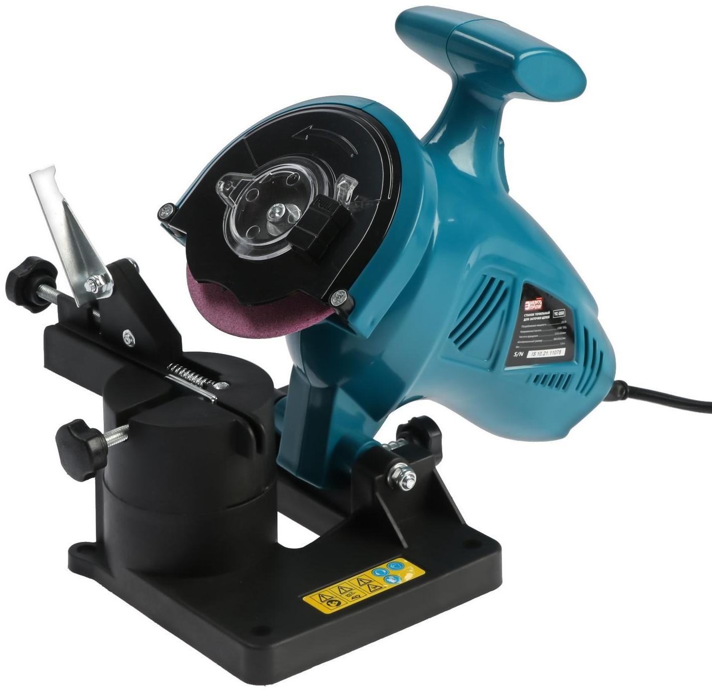 Станок точильный для заточки цепи ЭНЕРГОПРОМ ТС-250, 250 Вт, 8400 об/мин, 108х10х32 мм