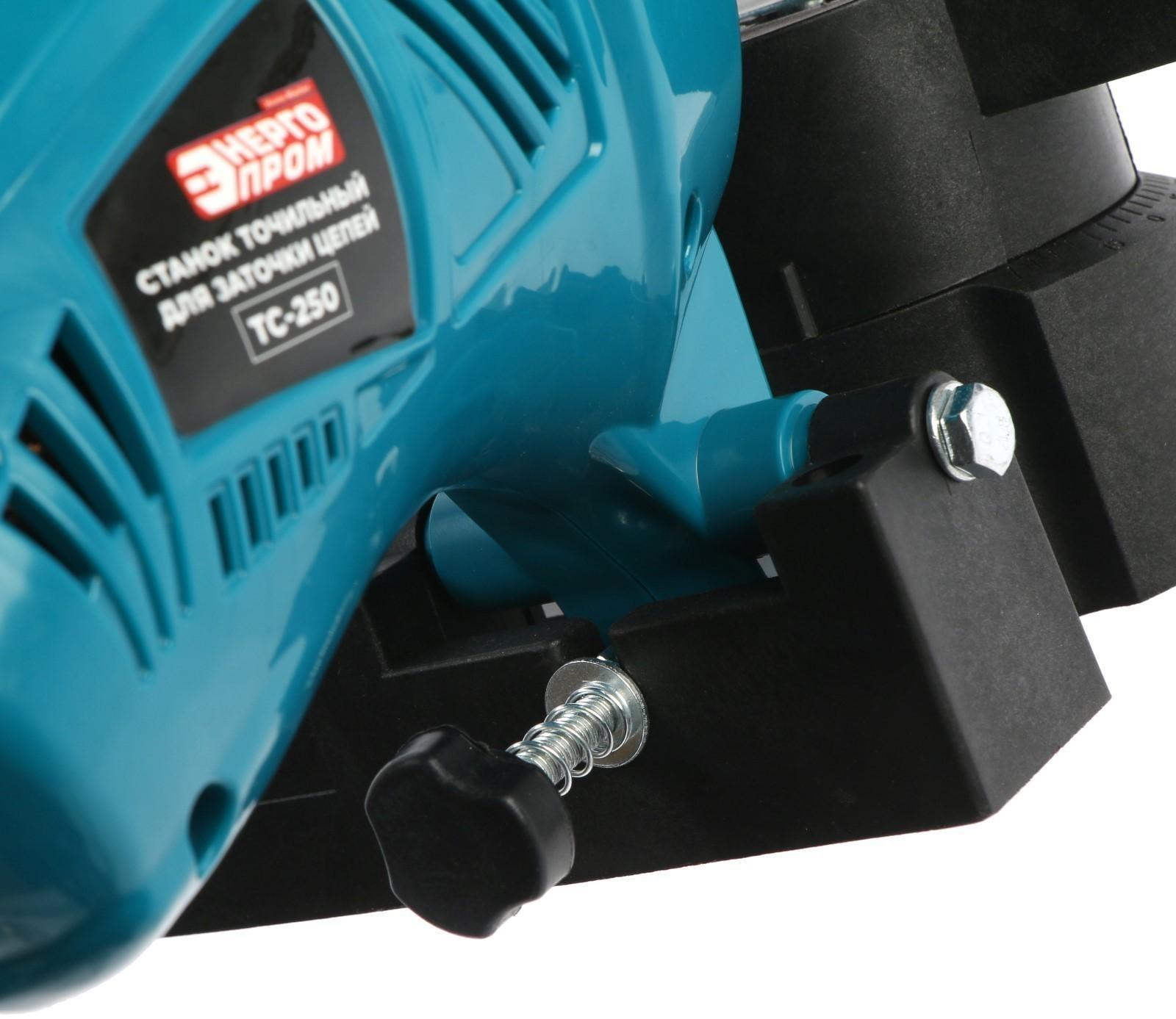 Станок точильный для заточки цепи ЭНЕРГОПРОМ ТС-250, 250 Вт, 8400 об/мин, 108х10х32 мм