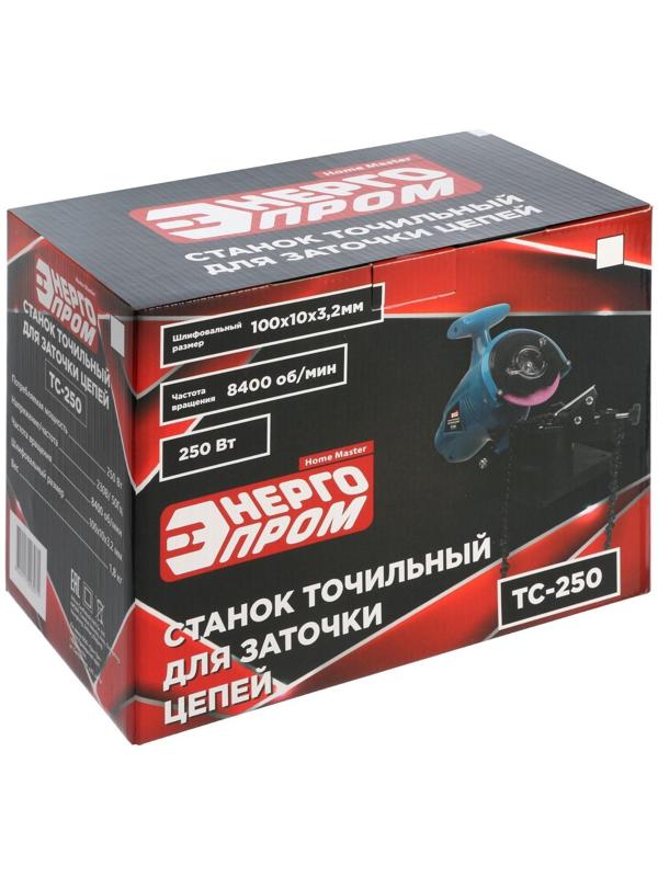 Станок точильный для заточки цепи ЭНЕРГОПРОМ ТС-250, 250 Вт, 8400 об/мин, 108х10х32 мм