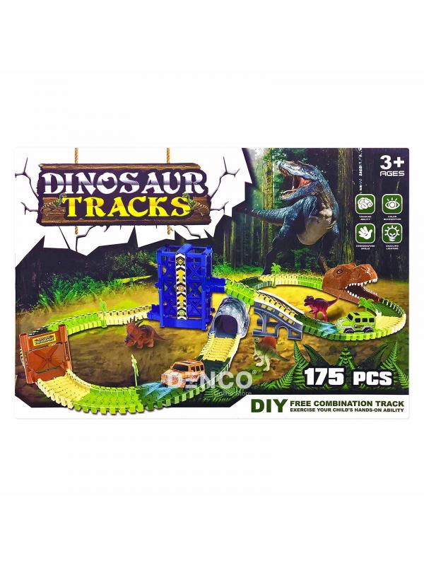 Большой гибкий трек «Динозавр Трек» 175 деталей