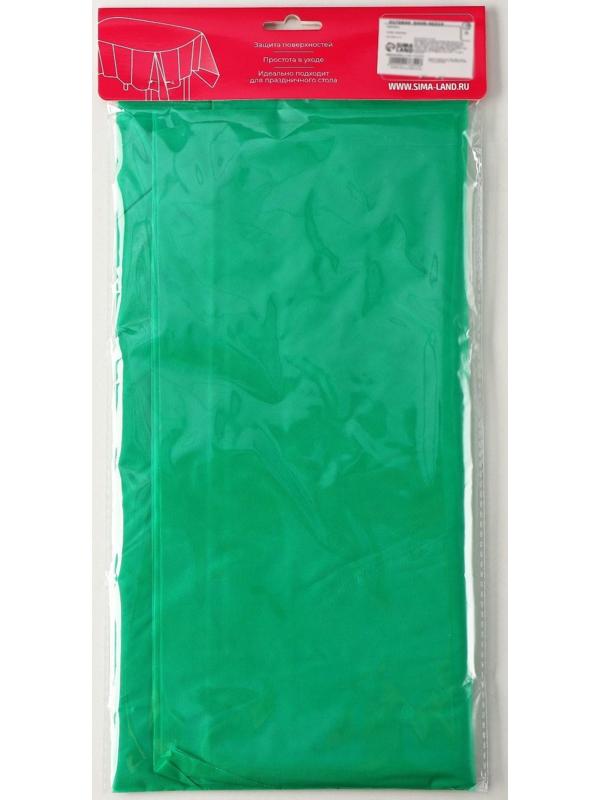 Скатерть Доляна «Праздничный стол», 137×183 см, цвет зелёный