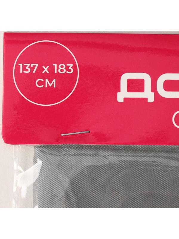 Скатерть Доляна «Праздничный стол», 137×183 см, цвет серебряный