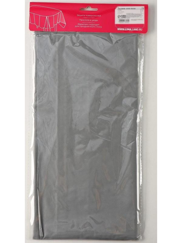 Скатерть Доляна «Праздничный стол», 137×183 см, цвет серебряный