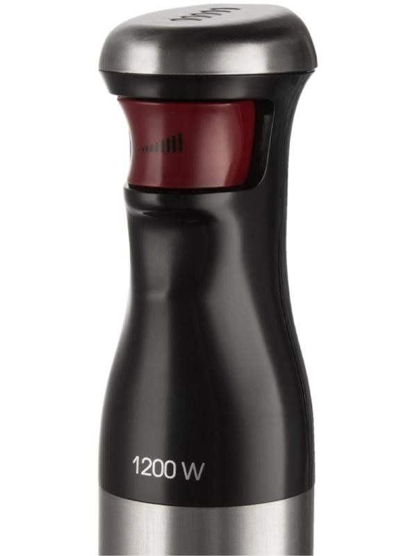 Блендер Redmond RHB-2980, погружной, 1200 Вт, измельчитель 0.5 л, черно-серебристый