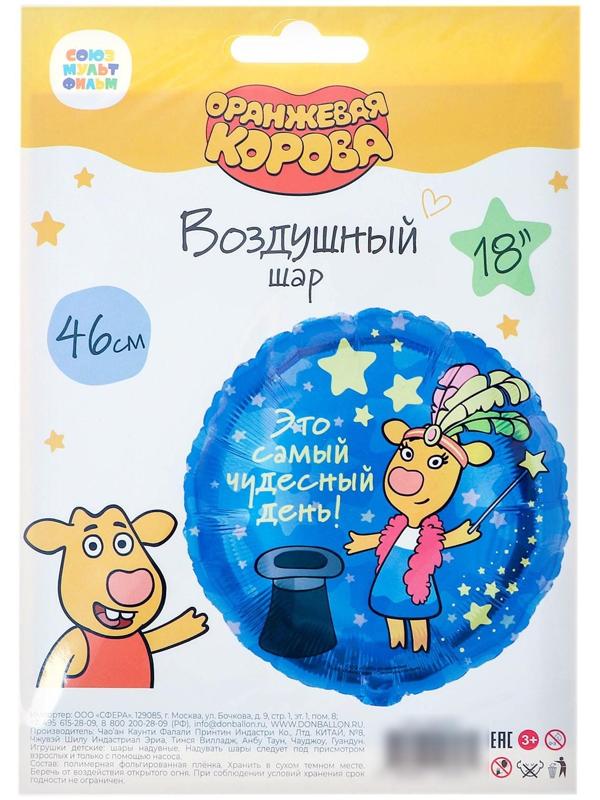 Шар фольгированный 18